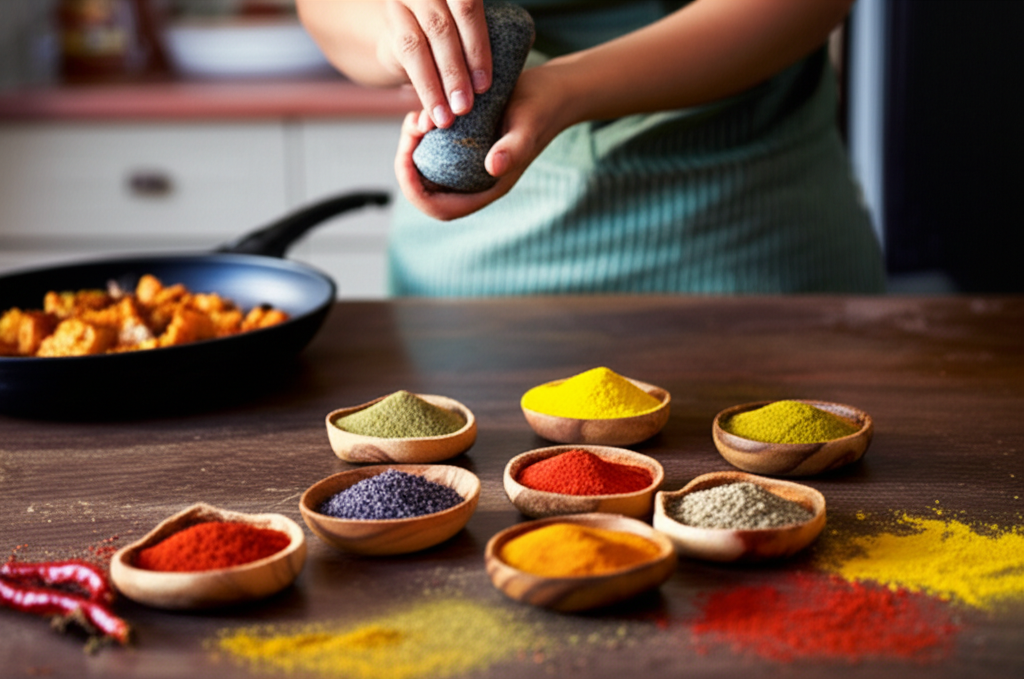 Balance Heat and Flavor in Curries